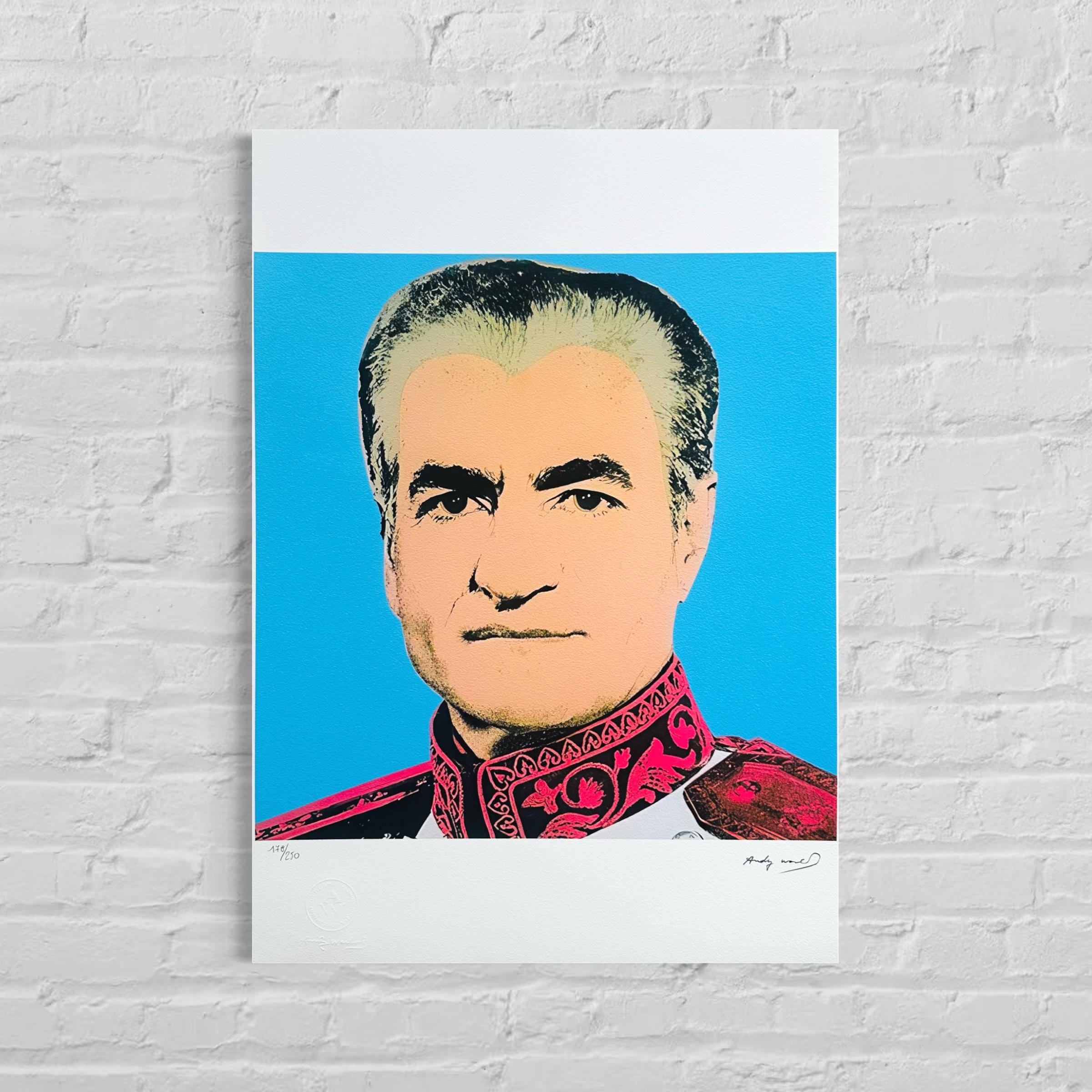Genummerde editie ANDY WARHOL Shah of Iran Gesigneerd - Certificaat - Leo Castelli - Pop art -- lithograph after